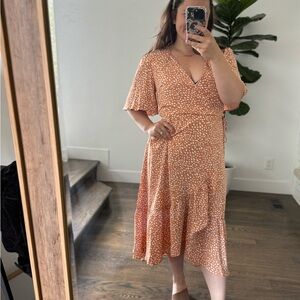 Petal and Pup Wrap Dress